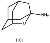 (1R,3S,5R,7S)-2-氧杂金刚烷-1-胺盐酸盐 结构式