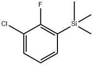 (3-Chloro-2-fluorophenyl)trimethylsilane 结构式