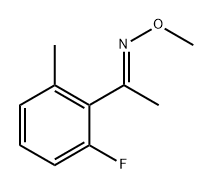 1-(2-fluoro-6-methylphenyl)ethan-1-one O-methyl oxime 结构式