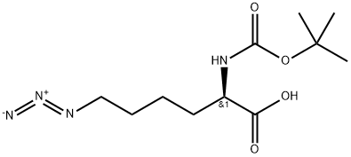 Boc-D-Lys(N3)-OH·CHA 结构式