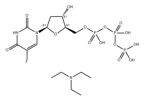 5-Fluoro-2'-deoxyuridine-5'-triphosphate (triethylammonium salt form) 结构式