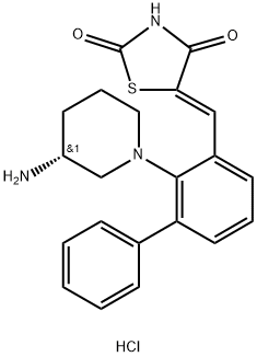 AZD1208 盐酸盐 结构式