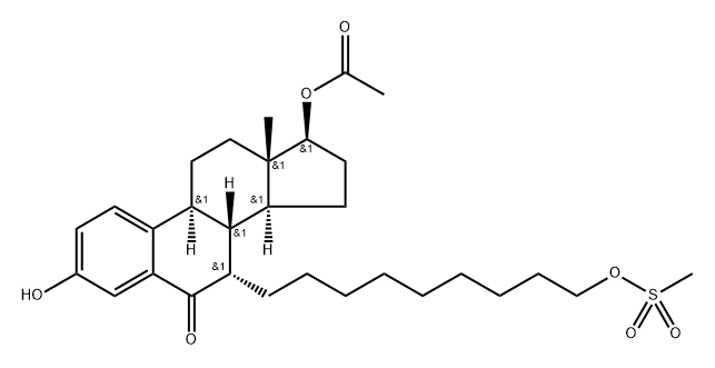 氟维司群杂质 3 结构式