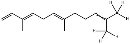 α-Farnesene-d6 结构式