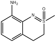 8-氨基-2-甲基-3,4-二氢-2Λ4-苯并[C][1,2]噻嗪2-氧化物 结构式