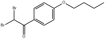 2,2-Dibromo-1-(4-butoxyphenyl)ethanone 结构式