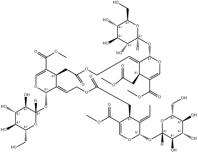 Jasnervoside G 结构式
