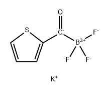 三氟(噻吩-2-羰基)硼酸钾 结构式