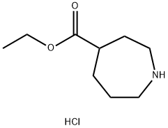 氮杂环庚烷-4-羧酸乙酯盐酸盐 结构式