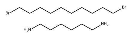 1,6-HEXANEDIAMINE, POLYMER WITH 1,10-DIBROMODECANE 结构式