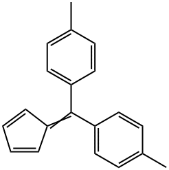 4,4'-(环戊-2,4-二烯-1-亚基亚甲基)双(甲基苯) 结构式