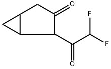 2-(2,2-二氟乙酰基)双环[3.1.0]己烷-3-酮 结构式