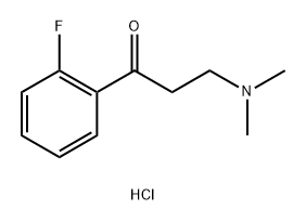 3-(二甲氨基)-1-(2-氟苯基)-1-丙酮盐酸盐 结构式