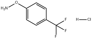 O-[4-(三氟甲基)苯基]羟胺盐酸盐 结构式