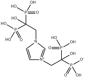 唑来膦酸杂质B 结构式