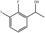 1-(2-氟-3-碘苯基)乙-1-醇 结构式