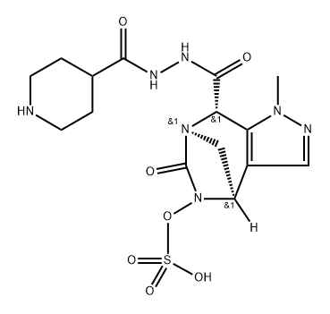 (4R,7R,8S)-4,5,6,8-Tetrahydro-1-methyl-6-oxo5-(sulfooxy)-1H-4,7-methanopyrazolo[3,4-e] [1,3]diazepi 结构式