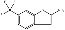 6-(三氟甲基)苯并[B]噻吩-2-胺 结构式
