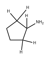 CYCLOPENTYLAMINE-1,2,2,5,5-D5 结构式