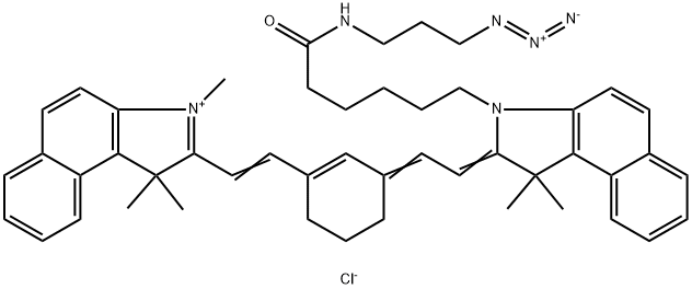 Cy7.5-叠氮 结构式