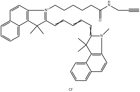 Cy5.5-炔烃 结构式