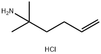 2-甲基己-5-烯-2-胺盐酸盐 结构式