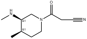 3-((3R,4R)-4-methyl-3-(methylamino)piperidin-1-yl)-3-oxopropanenitrile