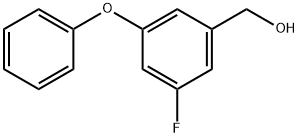 3-Fluoro-5-phenoxybenzenemethanol 结构式