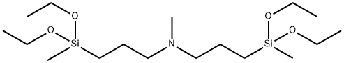 1-Propanamine, 3-(diethoxymethylsilyl)-N-[3-(diethoxymethylsilyl)propyl]-N-methyl- 结构式