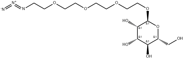 Azido-PEG4-alpha-D- mannose 结构式