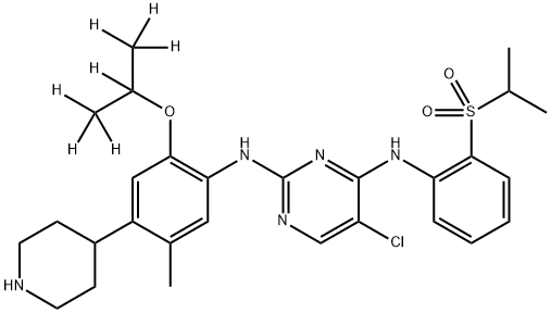 色瑞替你-D7 结构式