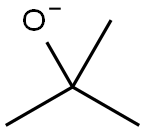 2-Propanol, 2-methyl-, ion(1-) 结构式