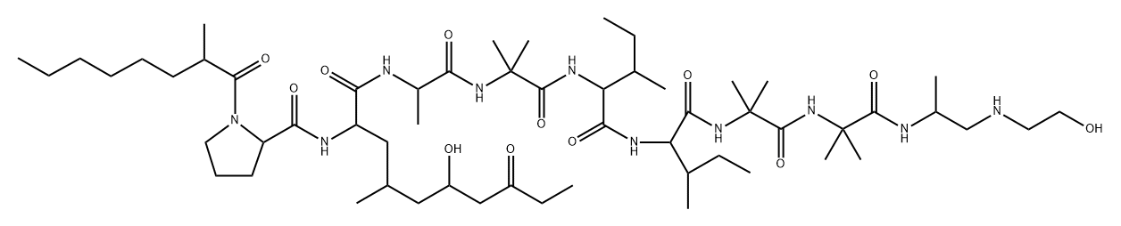 海利菲菌素 A 结构式