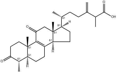 樟芝酸A 结构式