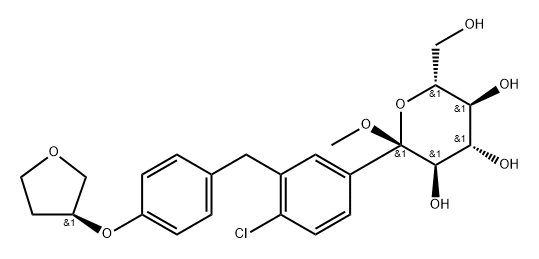 恩格列净杂质23 结构式