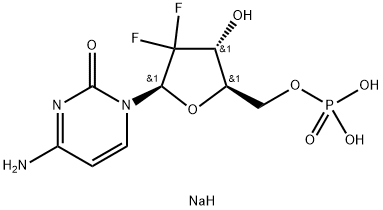 吉西他滨单磷酸二钠盐 结构式