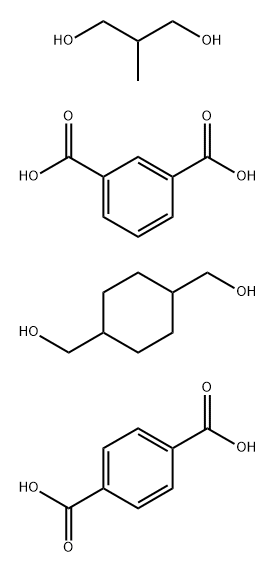 1,3-Benzenedicarboxylic acid, polymer with 1,4-benzenedicarboxylic acid, 1,4-cyclohexanedimethanol and 2-methyl-1,3-propanediol 结构式