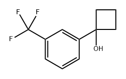1-3-(三氟甲基)苯基)环丁醇 结构式