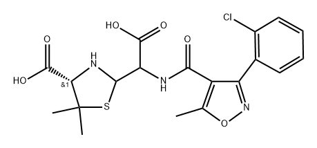 Cloxacillin EP Impurity A 结构式
