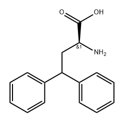 (S)-2-氨基-4,4-二苯基丁酸 结构式