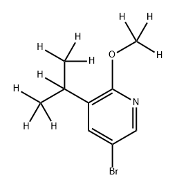 3-Bromo-[5-(iso-propyl)-6-methoxy-d10]-pyridine 结构式