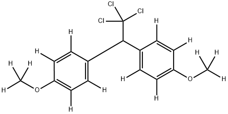 METHOXYCHLOR D14 (BIS(4-METHOXYPHENYL-D7)) 结构式