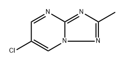 6-chloro-2-methyl-[1,2,4]triazolo[1,5-a]pyrimidine 结构式