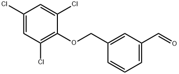 3-[(2,4,6-Trichlorophenoxy)methyl]benzaldehyde 结构式