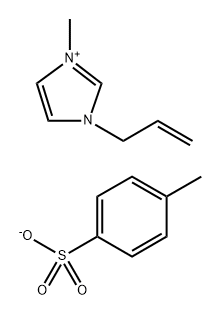 1-烯丙基-3-甲基咪唑对甲苯磺酸盐 结构式