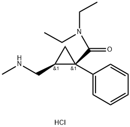 米那普仑甲胺杂质盐酸盐 结构式