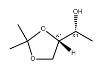 (R)-1-((S)-2,2-二甲基-1,3-二氧戊环-4-基)乙醇 结构式