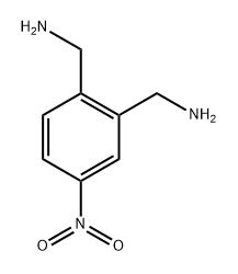 2-(aminomethyl)-4-nitrophenyl]methanamine 结构式
