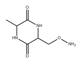 2,5-Piperazinedione,3-[(aminooxy)methyl]-6-methyl-,stereoisomer(8CI) 结构式