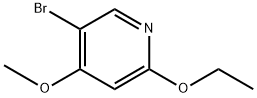 5-bromo-2-ethoxy-4-methoxypyridine 结构式